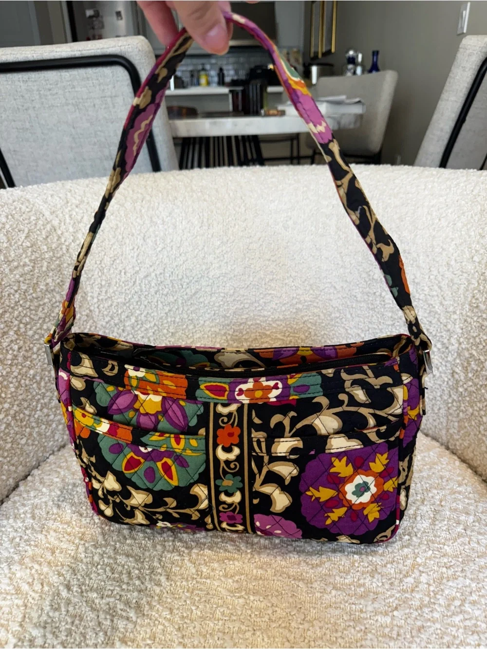 Vera Bradley quilted shoulder